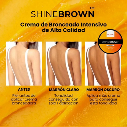 Crema de Bronceado Intensivo de Alta Calidad - SHINE BROWN™