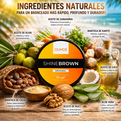 Crema de Bronceado Intensivo de Alta Calidad - SHINE BROWN™